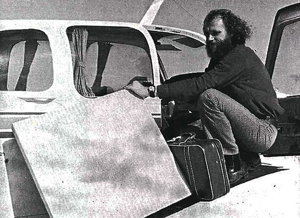 Merv Moriarty OAM and his plane